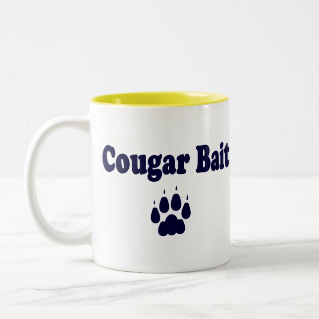 Taza Bicolor Cougar Bait Coffee Mug (Izquierda)