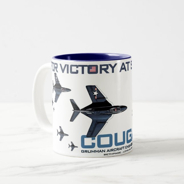 TAZA BICOLOR COUGAR II (Anverso izquierdo)