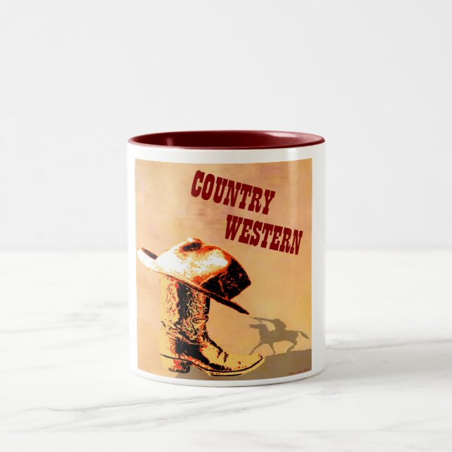 Taza Bicolor Country Western Mug (Centro)