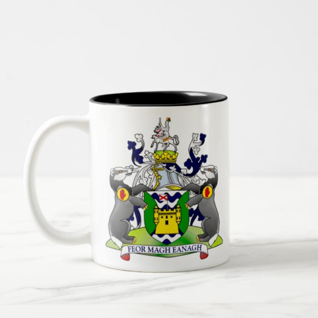 Taza Bicolor COUNTY Fermanagement Ireland (Izquierda)