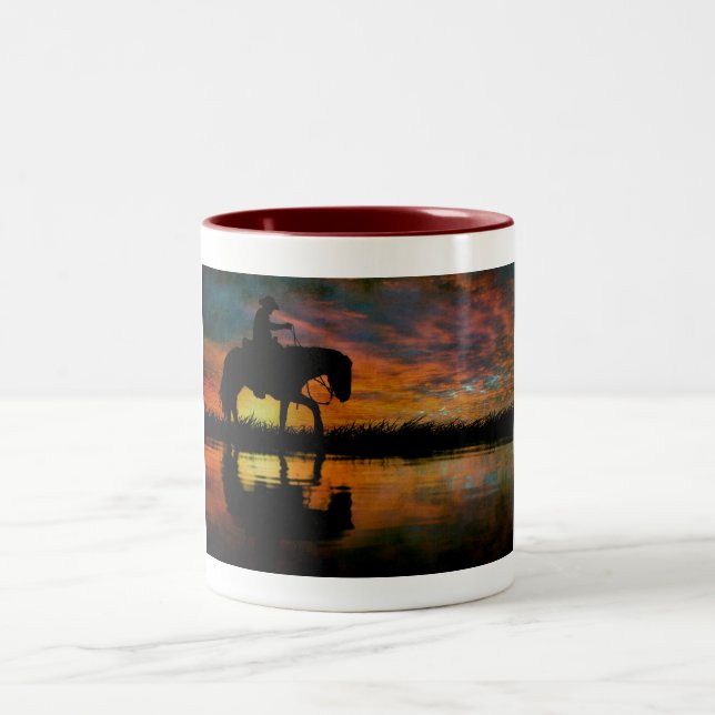 Taza Bicolor Cowboy Coffee Mug (Centro)