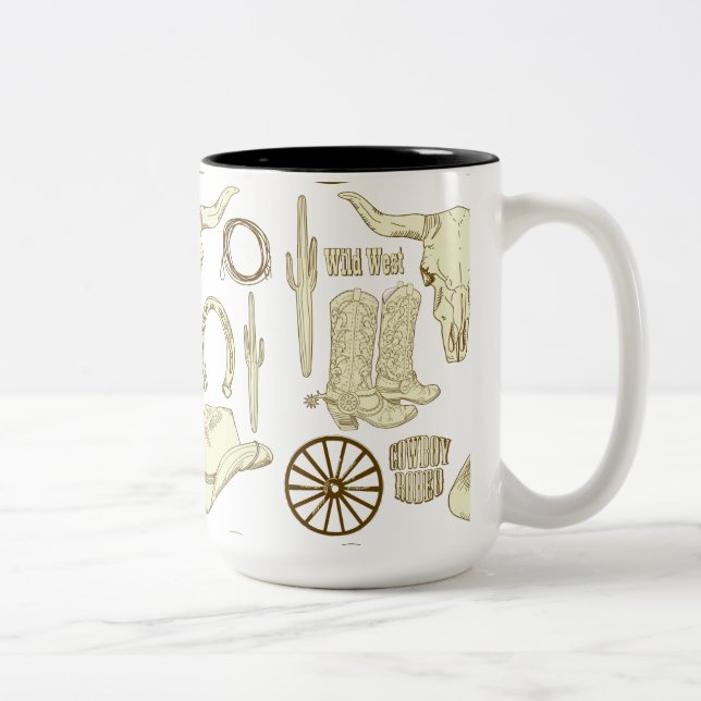 Taza Bicolor Cowboy Cowgirl (Derecha)