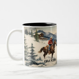 Taza Bicolor Cowboy occidental personalizado