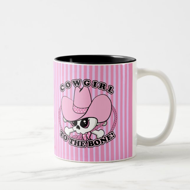 Taza Bicolor Cowgirl Skull (Derecha)