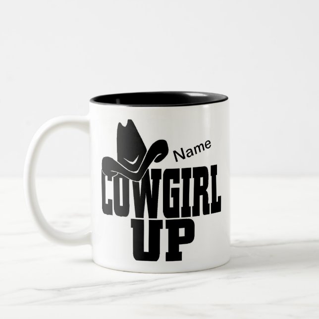 Taza Bicolor Cowgirl Up Coffee Mug (Izquierda)