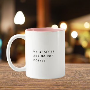 Taza Bicolor Coworker Elegant Simple Divertido