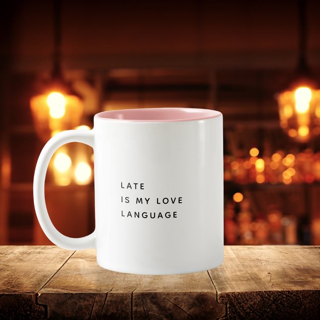 Taza Bicolor Coworker Fashion Late (Subido por el creador)