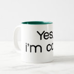 Taza Bicolor Cozy Funny Winter, Tis the Season to Be Freezin<br><div class="desc">Searching for a winter gift that brings a smile? This design is for everyone who faces the cold every day and still manages to laugh about it.</div>