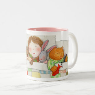 Taza Bicolor COZY QUILT Pink Two-Tone Mug