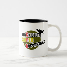 Taza Bicolor CPA: Contables de la correa negra