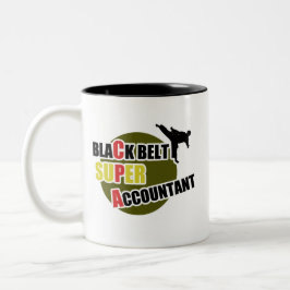 Taza Bicolor CPA: Contables de la correa negra