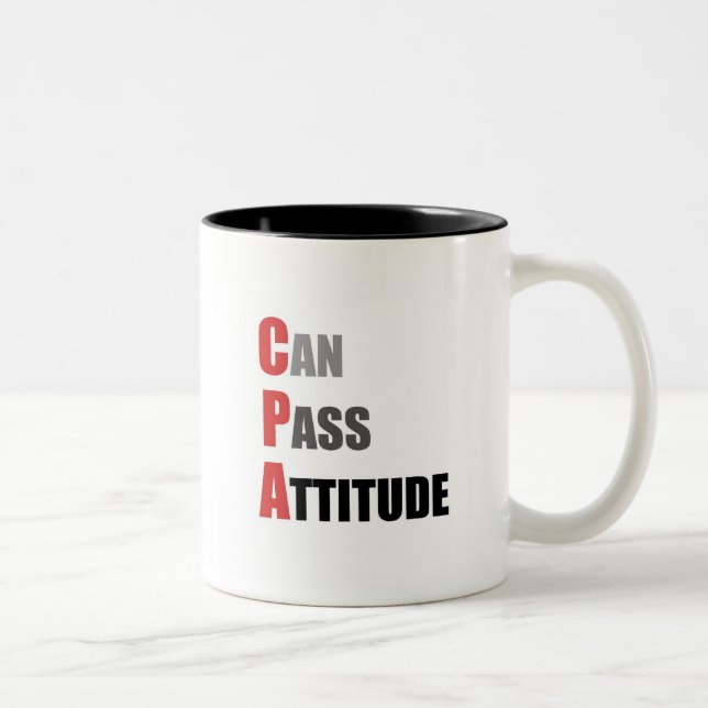Taza Bicolor CPA: Puede pasar actitud (Derecha)