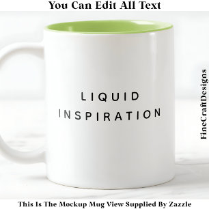 Taza Bicolor Craft Room Mug, Liquid Inspiration 028 Novedad