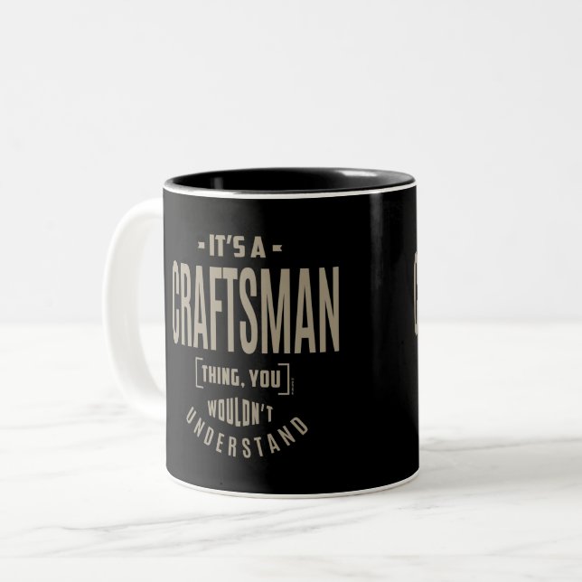 Taza Bicolor Craftsman Thing (Anverso izquierdo)