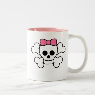 Taza Bicolor Cráneo femenino