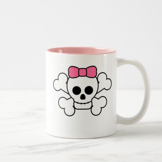 Taza Bicolor Cráneo femenino (Derecha)