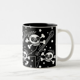 Taza Bicolor Cráneos de metales pesados