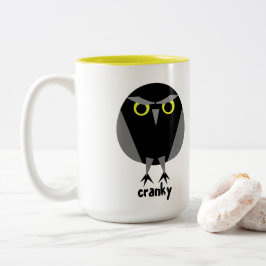 Taza Bicolor Cranky Mug (de dos lados)