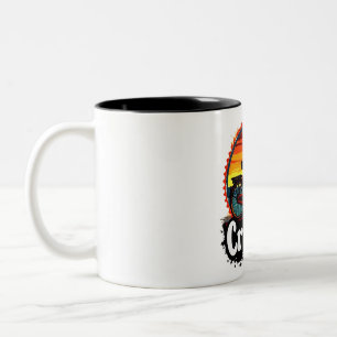 Taza Bicolor Cranky Sunset Bicycle Tee - Energiza tu viaje