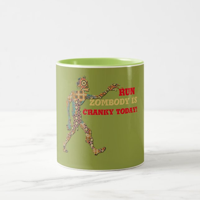 Taza Bicolor Cranky Zombie (Centro)
