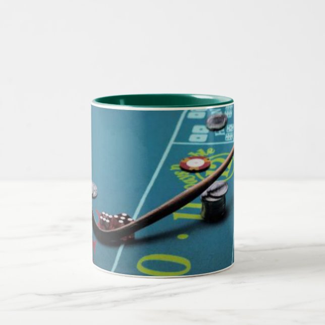Taza Bicolor Craps Table Mug (Centro)