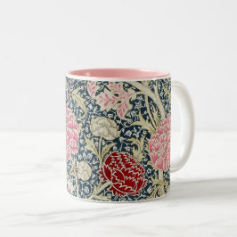 Taza Bicolor Cray Design (por William Morris)