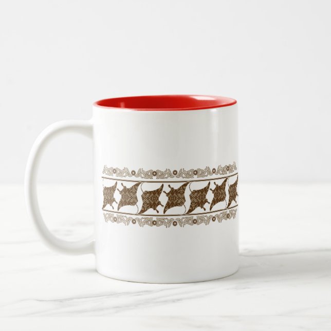 Taza Bicolor Crazy-MANTA-RAY (Izquierda)