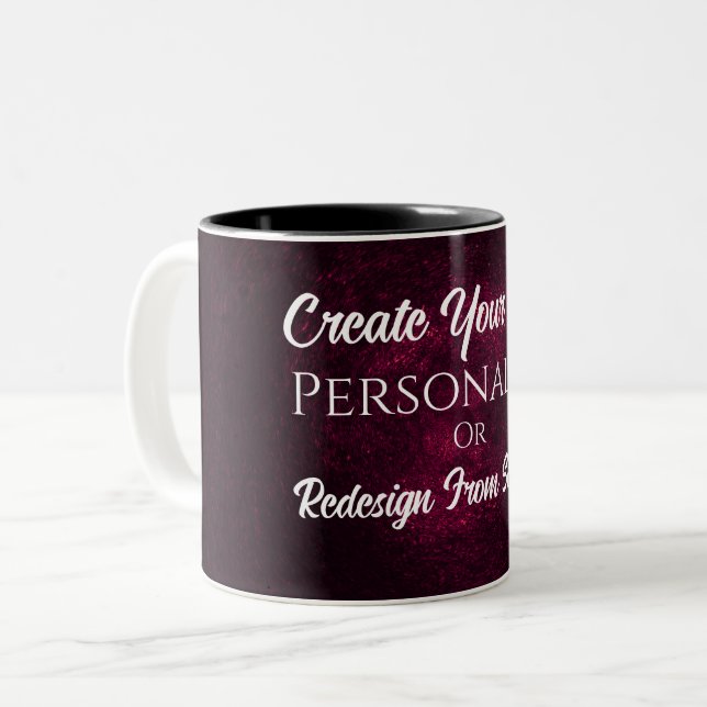 Taza Bicolor Crea el tuyo propio! Personalizar Esto (Anverso izquierdo)