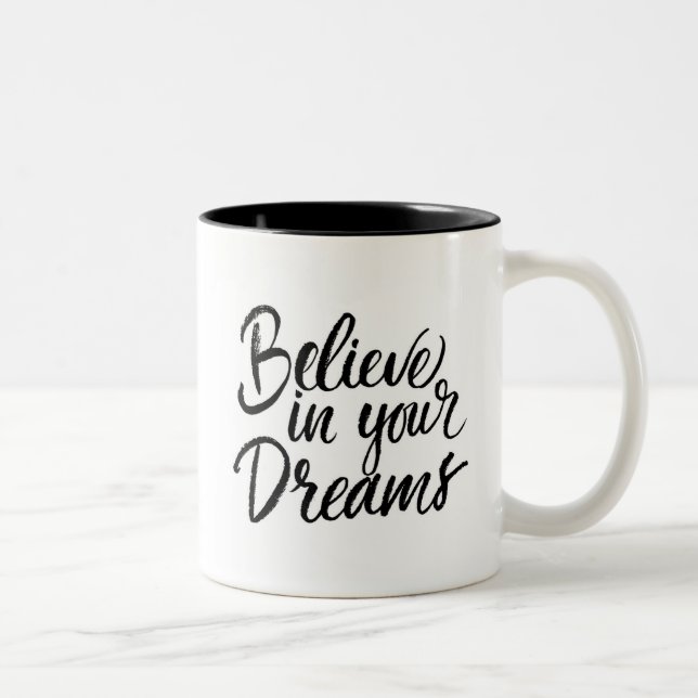 Taza Bicolor Crea en sus sueños (Derecha)