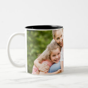Taza Bicolor Crea tu propia imagen personalizada de foto texto