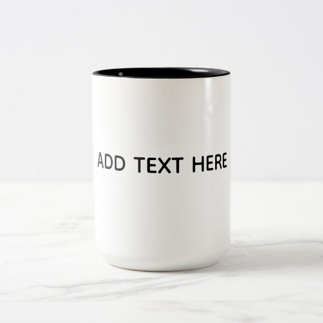 Taza Bicolor Crea tu propio blanco  (Centro)