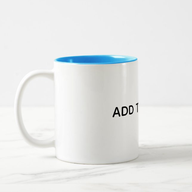 Taza Bicolor Crea tu propio blanco  (Izquierda)