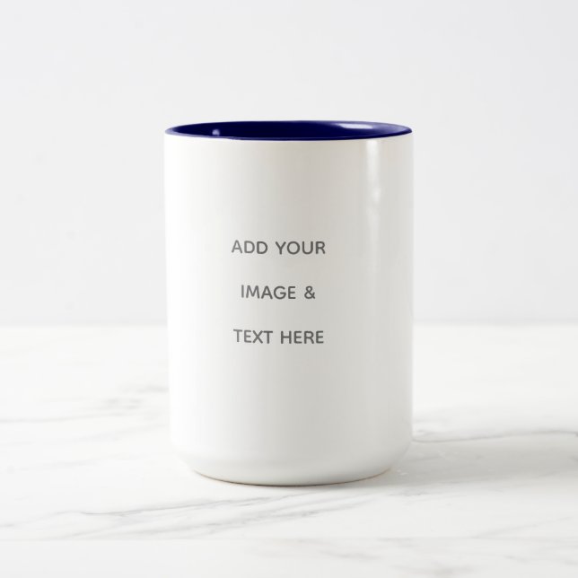 Taza Bicolor Crea tu propio blanco  (Centro)