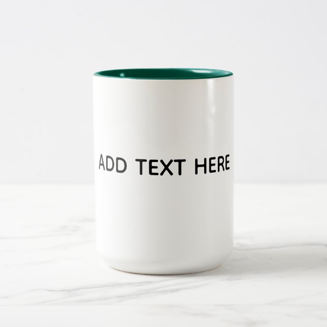 Taza Bicolor Crea tu propio blanco  (Centro)
