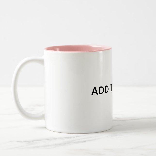 Taza Bicolor Crea tu propio blanco  (Izquierda)