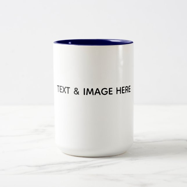 Taza Bicolor Crea tu propio blanco (Centro)