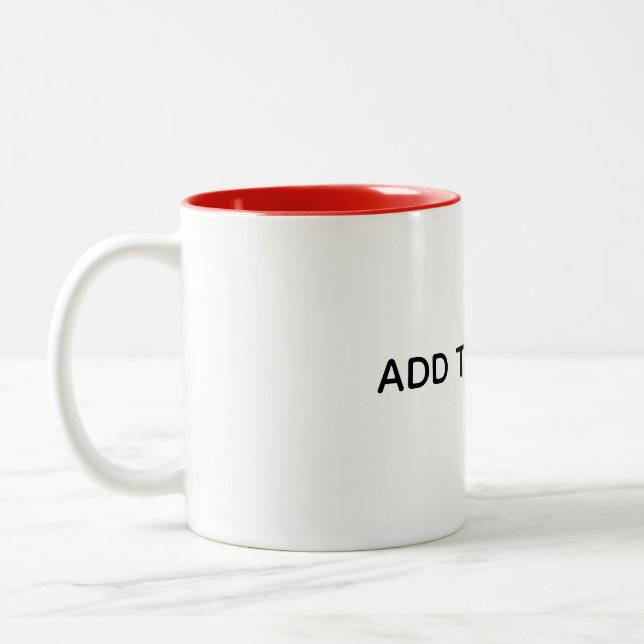 Taza Bicolor Crea tu propio blanco  (Izquierda)