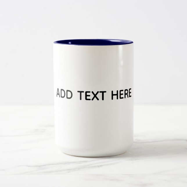 Taza Bicolor Crea tu propio blanco  (Centro)