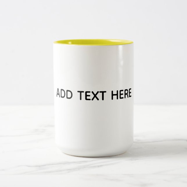 Taza Bicolor Crea tu propio blanco  (Centro)