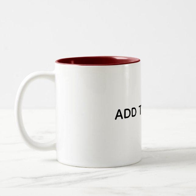 Taza Bicolor Crea tu propio blanco  (Izquierda)