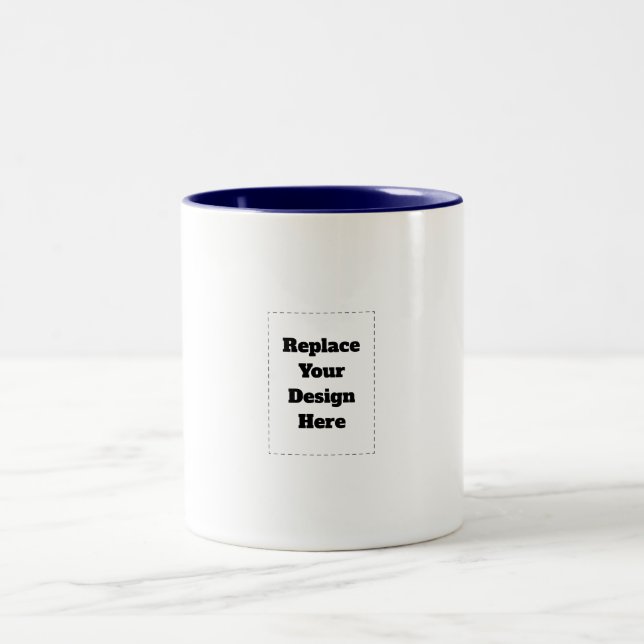 Taza Bicolor Crea tu propio blanco  (Centro)