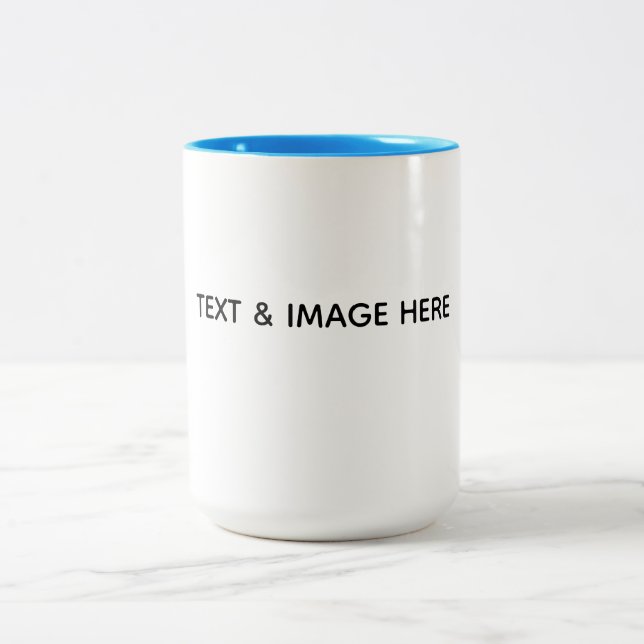 Taza Bicolor Crea tu propio blanco (Centro)