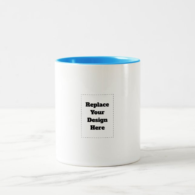 Taza Bicolor Crea tu propio blanco  (Centro)