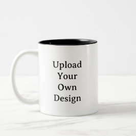 Taza Bicolor Crea Tu Propio Diseño Personalizado Simple de 11oz