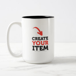 Taza Bicolor CREA-TU-PROPIO DIY Personalizado carga tu diseño