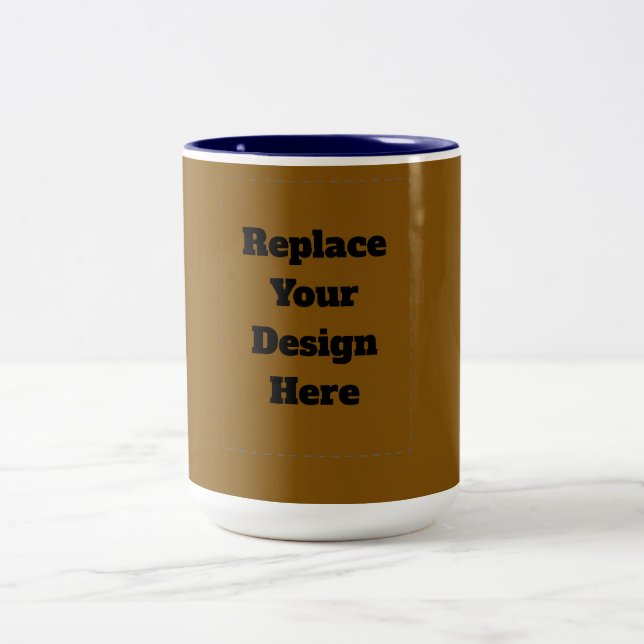 Taza Bicolor Crea tu propio marrón (Centro)