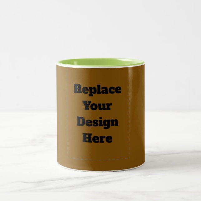 Taza Bicolor Crea tu propio marrón (Centro)