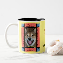 Taza Bicolor Crea tu propio Mascota Perro Gato Foto Graciosa Am