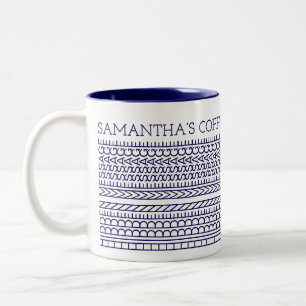 Taza Bicolor Crea tu propio mensaje oculto corto 148BW Novedad