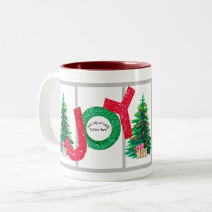 Taza Bicolor Crea tu propio regalo Personalizado Ganas de Alegr